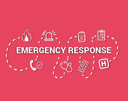 image says emergency response