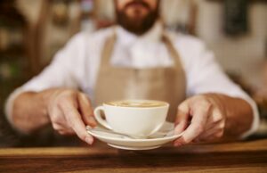 Barry the Barista made an excellent flat white.